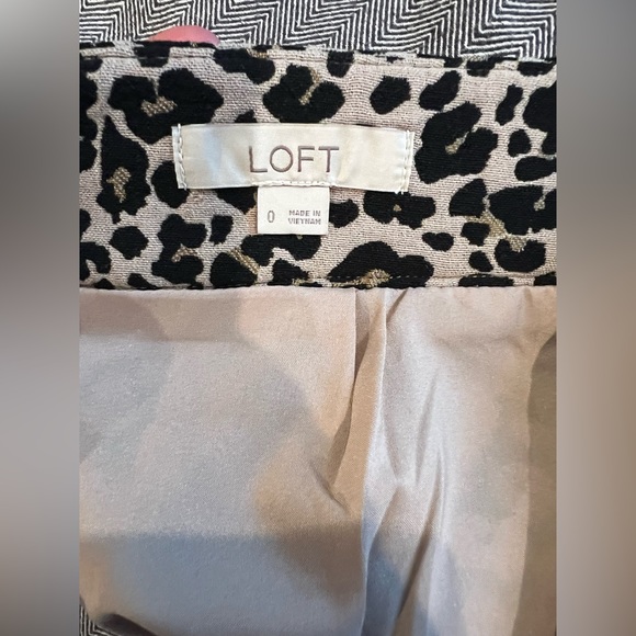 Loft Cheetah Mini Skirt - Picture 4 of 5